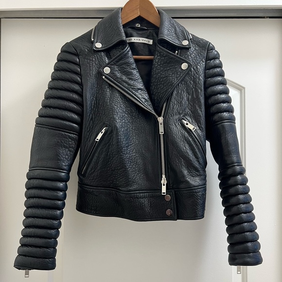 The Arrivals Jackets & Blazers - The Arrivals Renier Lambs Leather Moto Jacket